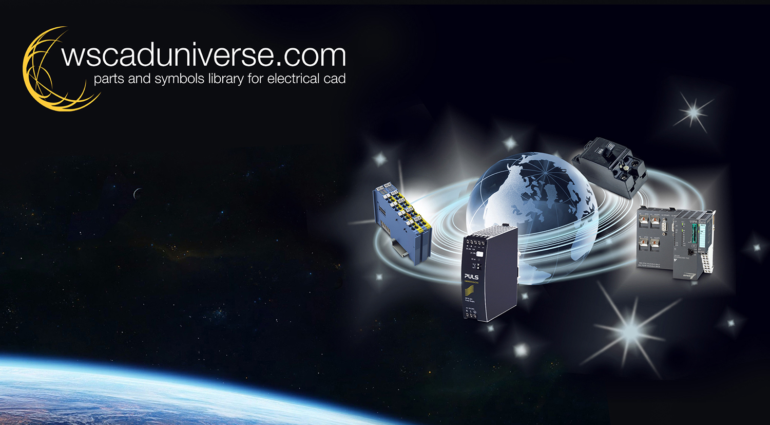 wscaduniverse.com provides users with more than 1.4 million symbols and part data items from more than 360 manufacturers – online, up-to-date and free of charge.