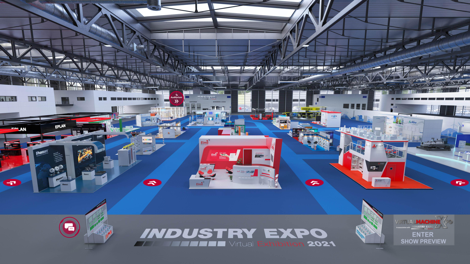 The world’s first fully 3D navigable virtual exhibition has renewed its trade show floor.