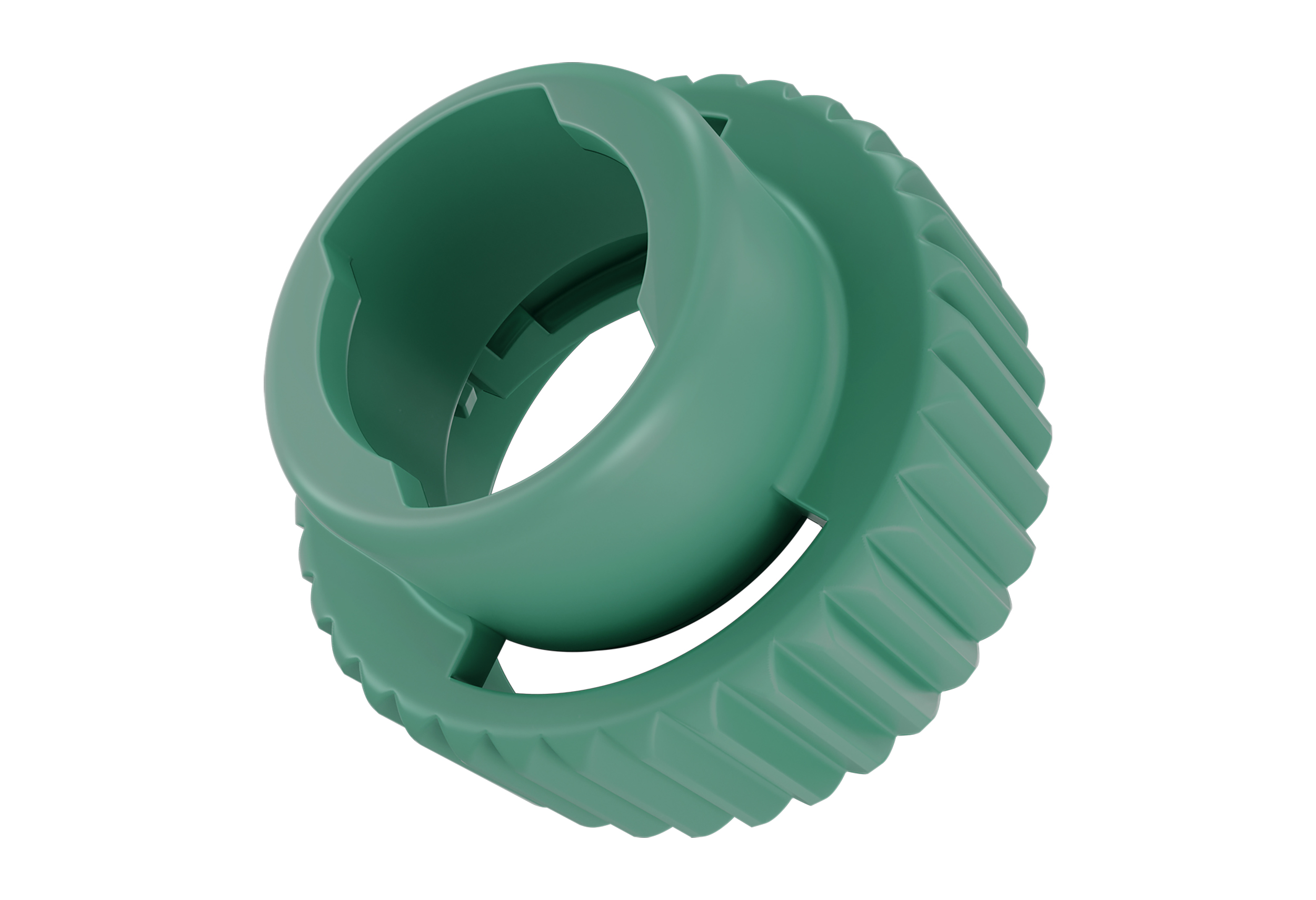 medmix upgrades its F-System with the 100% recycled greenLine™ bayonet ring