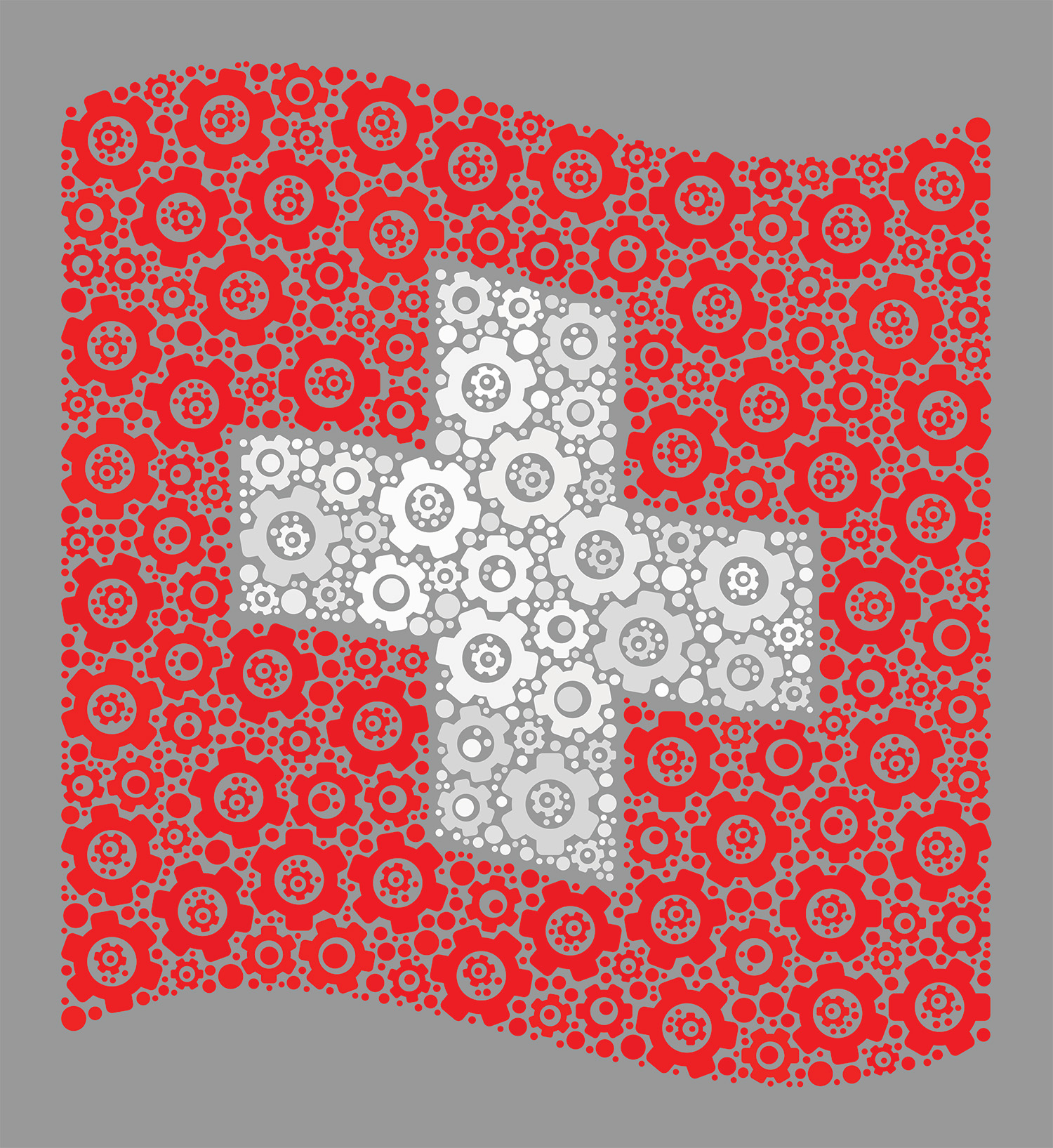 L'Écosystème suisse de recyclage des textiles est un réseau constitué de fabricants de tissus et de matières textiles, de prestataires en collecte et tri des déchets, de revendeurs, de marques et d'entreprises technologiques. (Image Source : shutterstock_