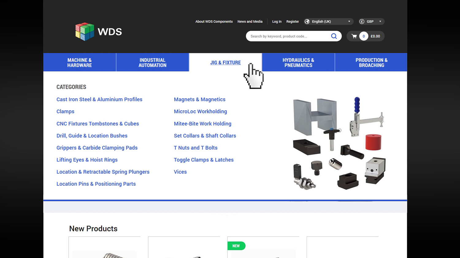 Engineering components and standard parts supplier WDS Component Parts Ltd. has launched a new website, designed to help busy engineers quickly find the parts they require.