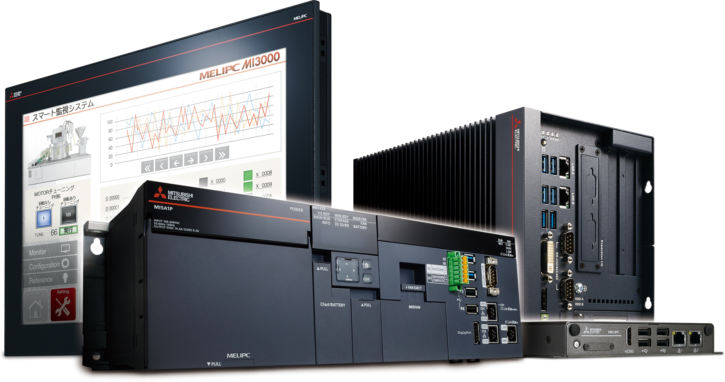 Real-time control, predictive maintenance, improved quality and enhanced productivity can all be enabled with the Mitsubishi Electric MELIPC edge computing solution. [Source: Mitsubishi Electric Europe B.V.]
