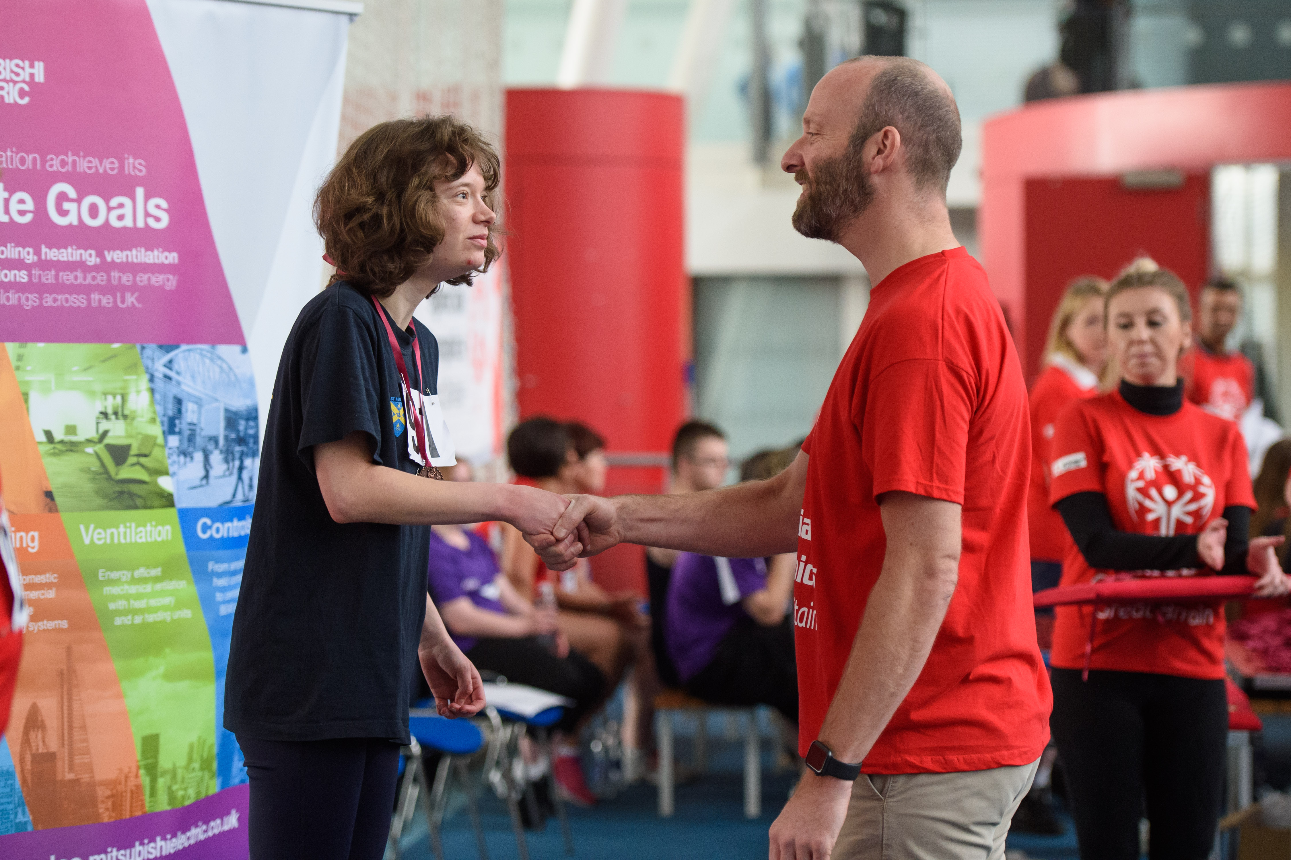 An official partner since 2018, Mitsubishi Electric has been active in supporting a wide variety of Special Olympics GB events. [Source: Special Olympics GB]