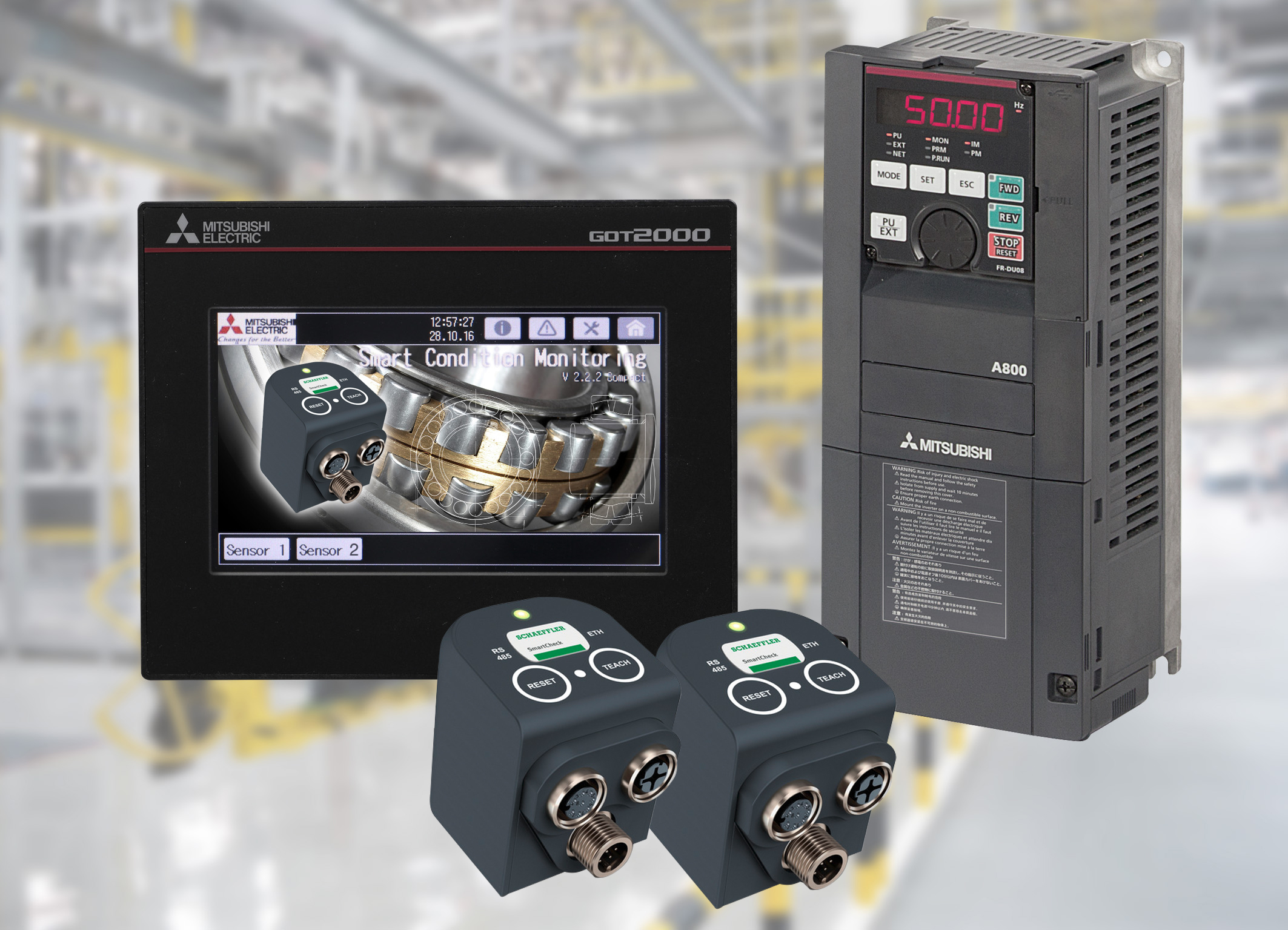 By harnessing data from the sensor and using the drive to process the information into actionable insight, a Mitsubishi Electric 800 Series VSD will look after itself as well as the general health of the complete drive train.