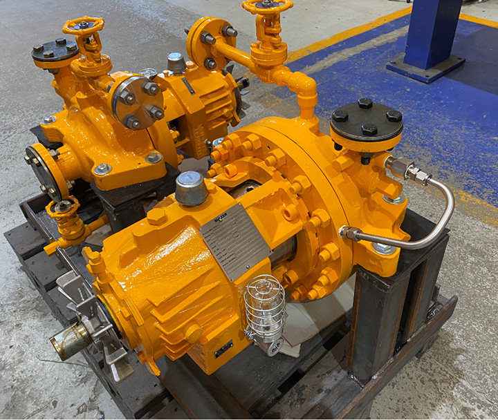 The refurbished pumps conform to the 11th edition of API 610