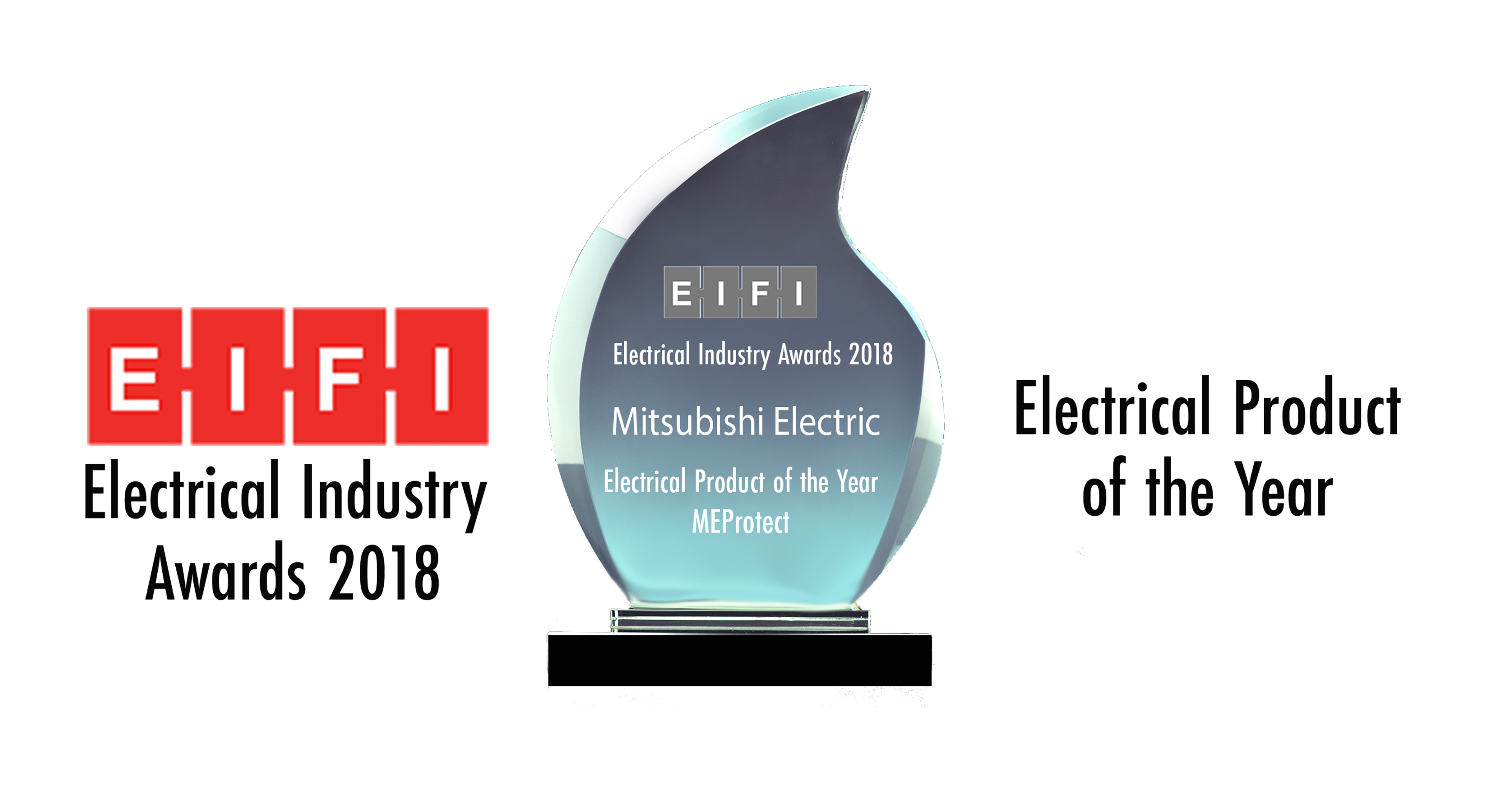 Image shows the EIFI award winning MEprotect digital protection relay. The team from Mitsubishi Electric Ireland believes this product could improve services and efficiency for general businesses and save thousands in downtime.