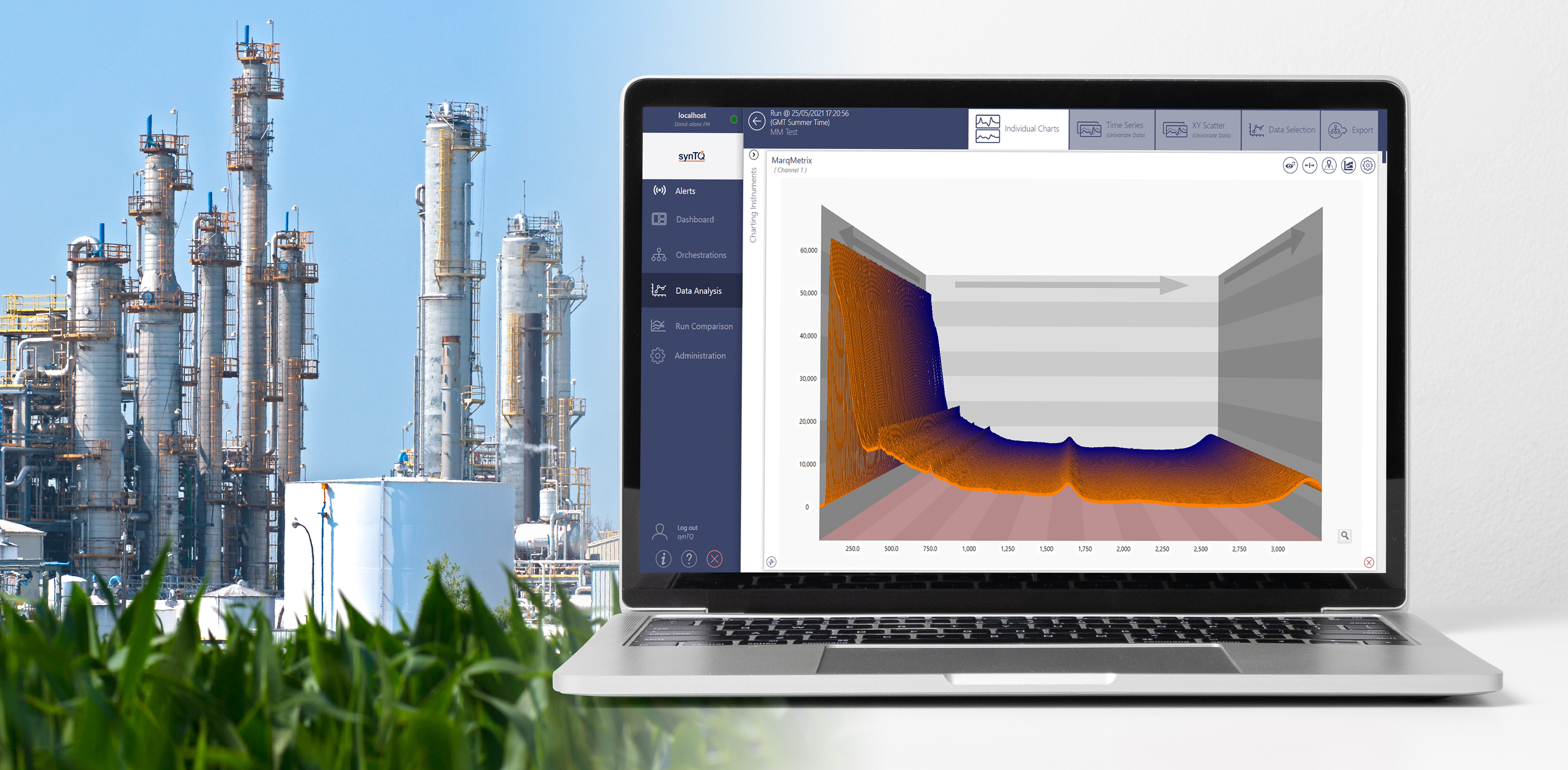 Effective, data-driven process control can help conventional oil refineries to adopt sustainable feedstocks to produce greener fuels. (Image Source: iStock: 154926071)