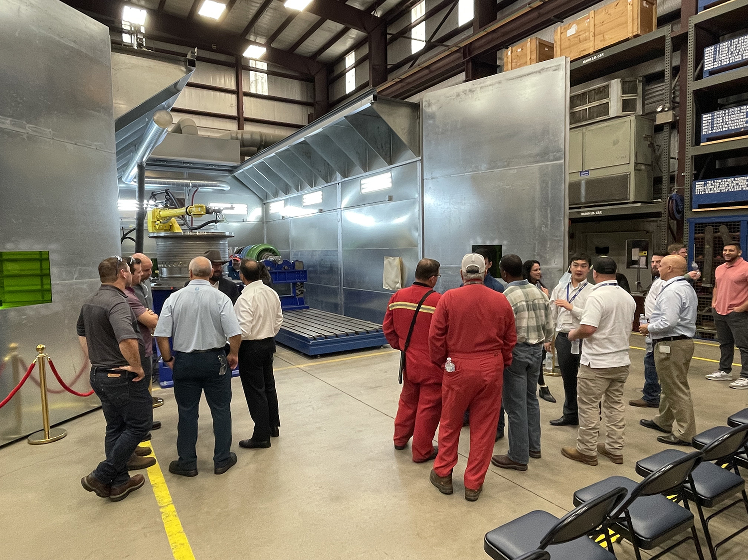 During the day, attendees were treated to private tours of this advanced additive manufacturing process with Sulzer experts on hand to explain the multiple benefits for turbomachinery repair and upgrade projects.