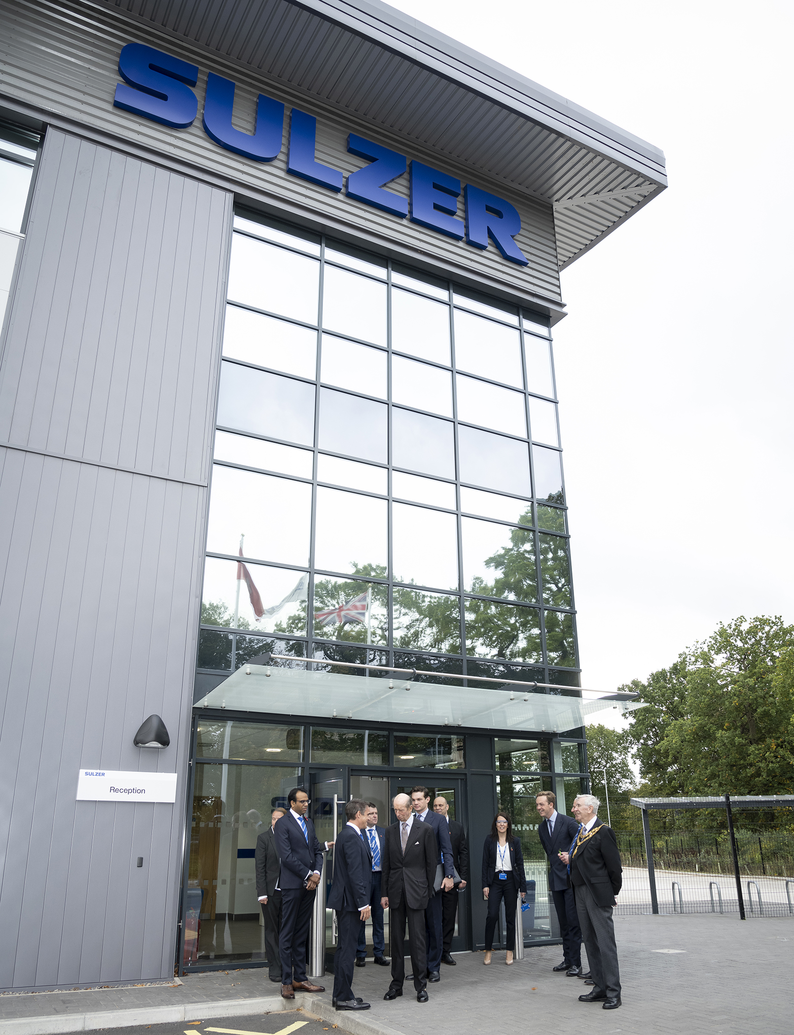 Sulzer’s state-of-the-art Birmingham Service Center was officially opened by His Royal Highness The Duke of Kent.