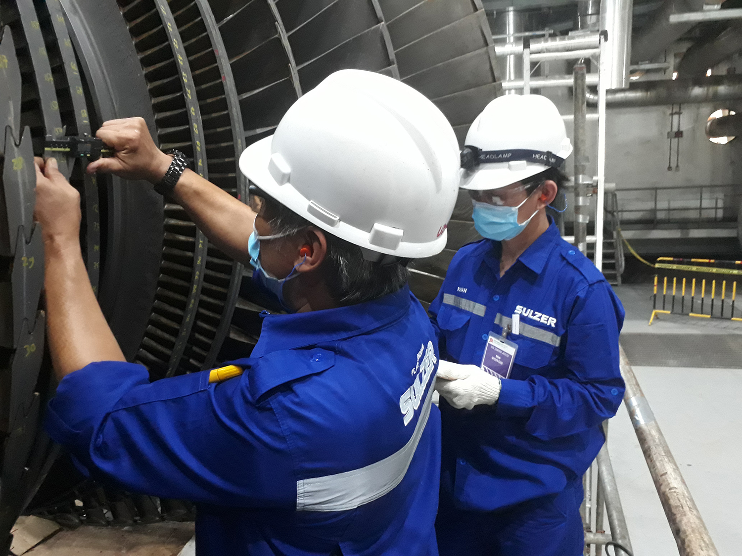 As part of the project, Sulzer’s engineers also assessed the spare rotor, which would require replacement blades