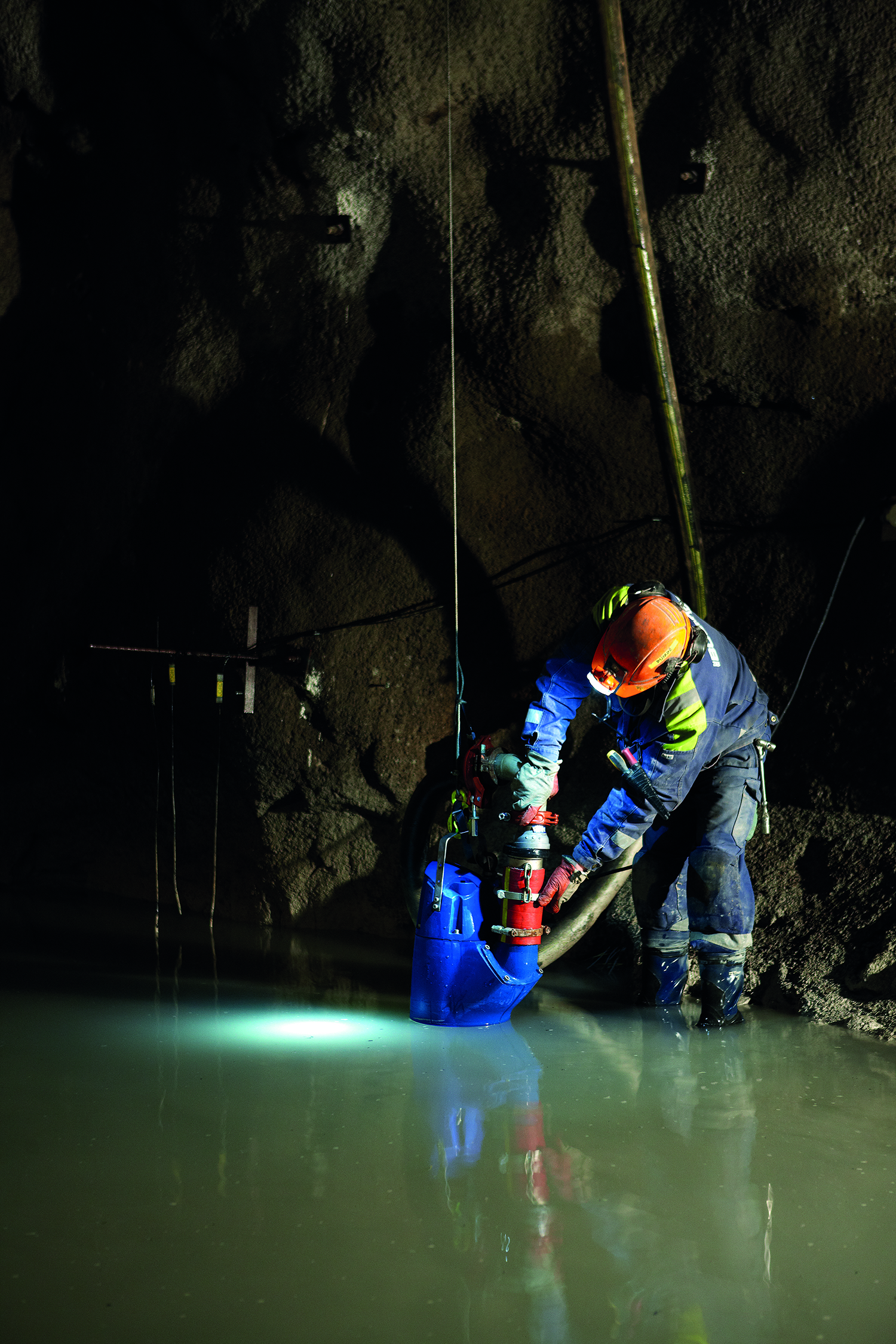 Sulzer's submersible dewatering pumps are excellent for pumping water and dirty water mixed with light abrasives