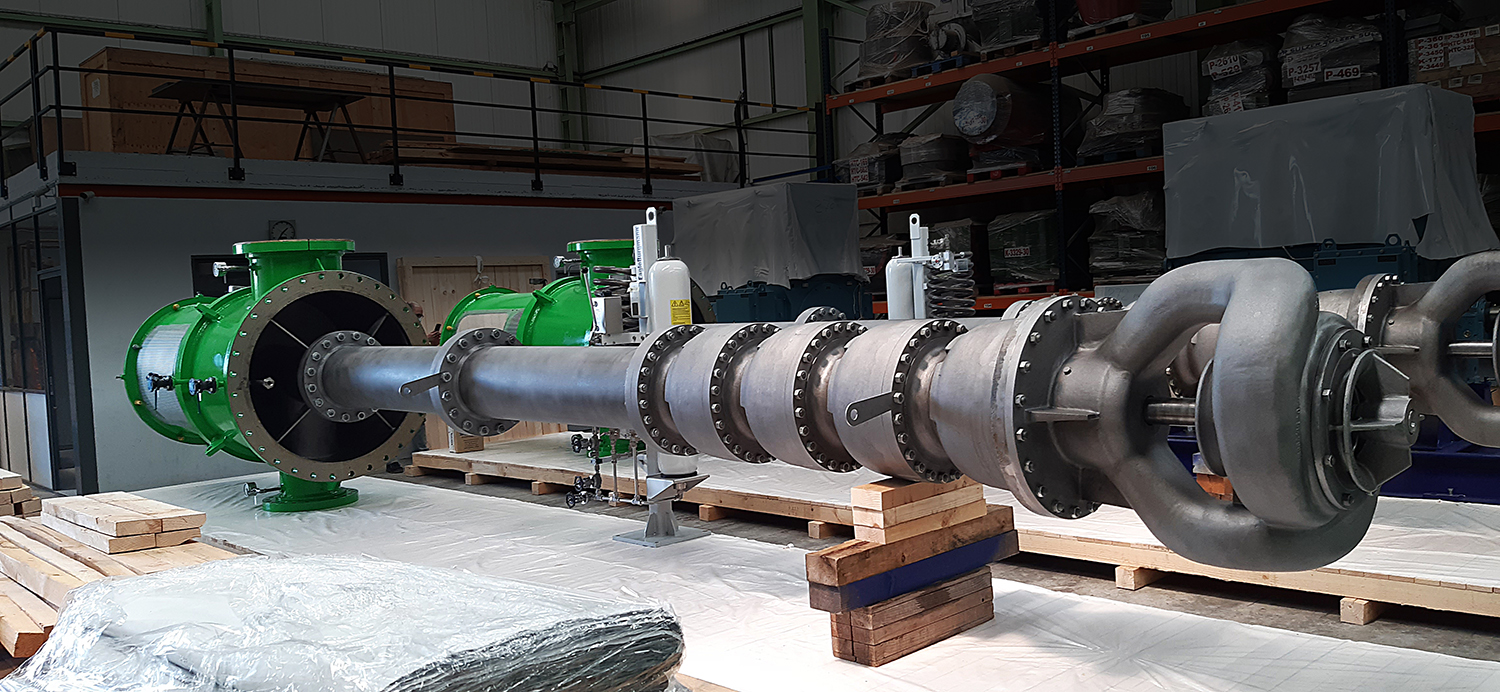 The SJD-CEP pumps ready to be shipped out of the factory.