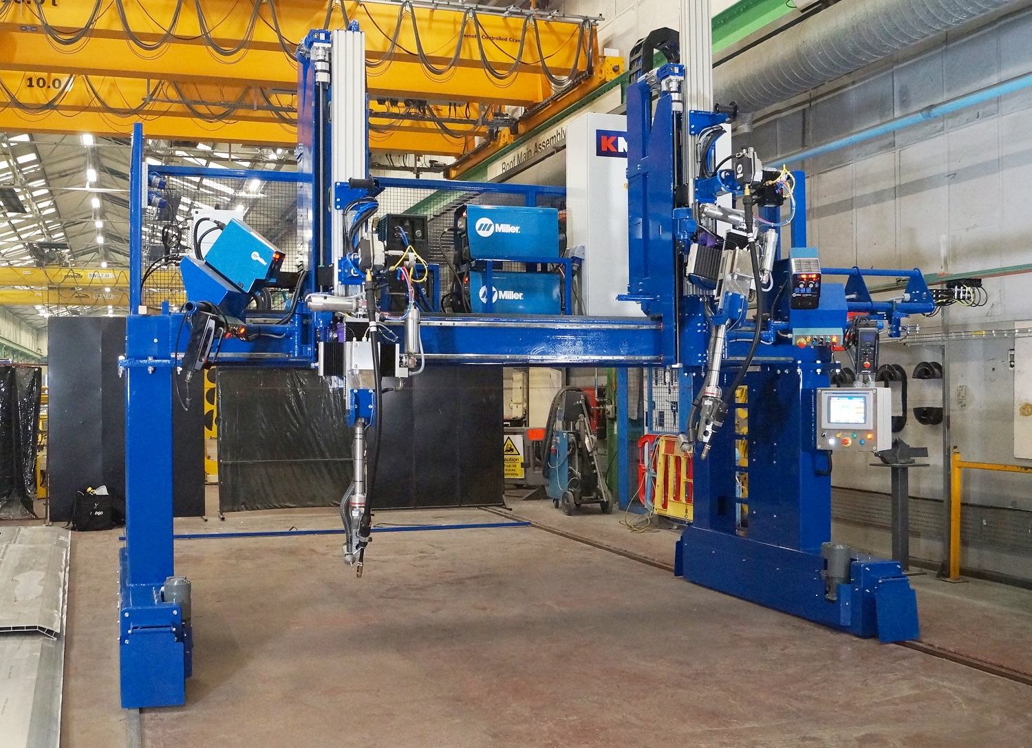 KM Tools Ltd has demonstrated its machine building capabilities by supplying a new welding gantry to Bombardier, the UK’s leading rail engineering and manufacturing company.