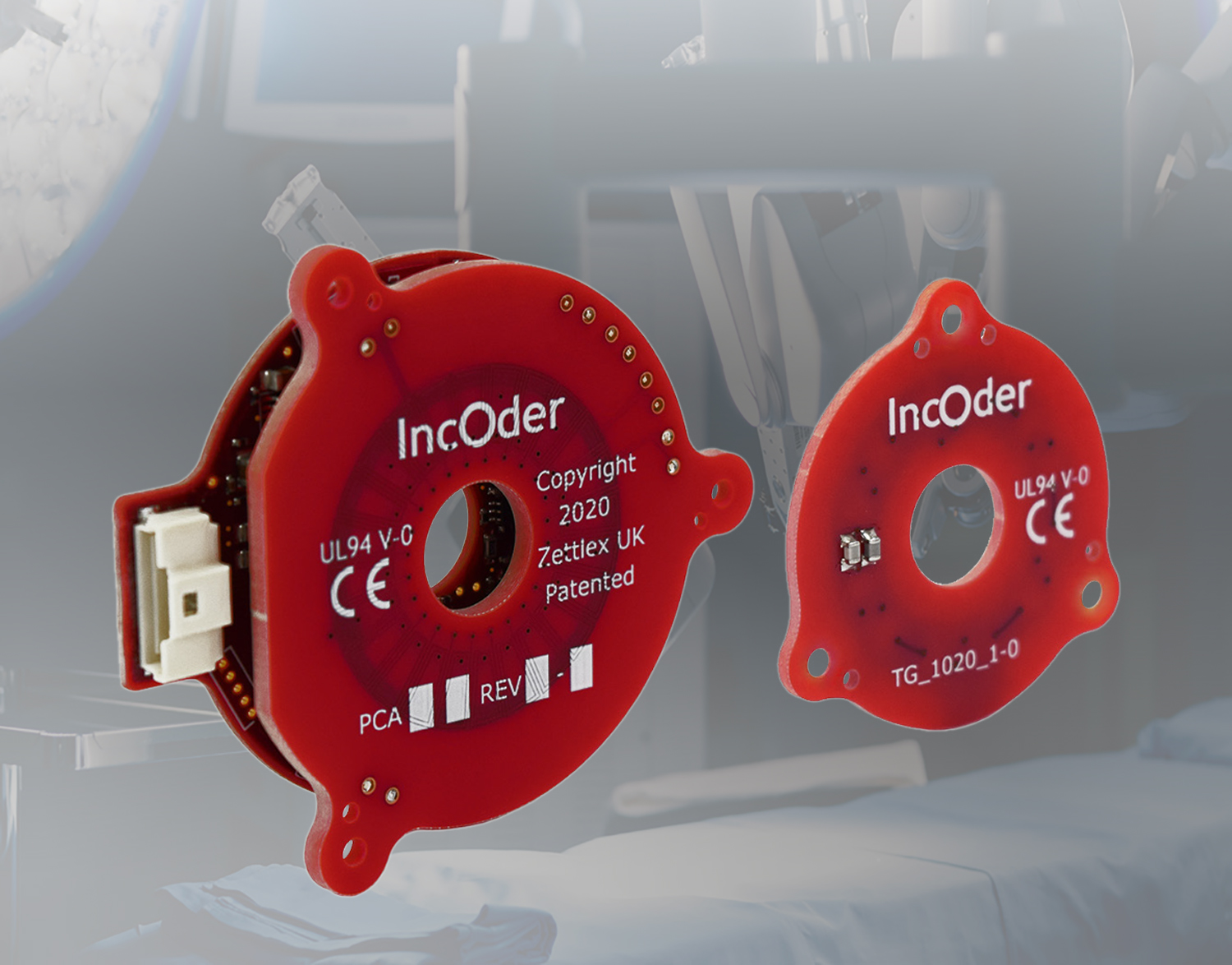 Miniature inductive encoder is lightweight and accurate for robotic joints