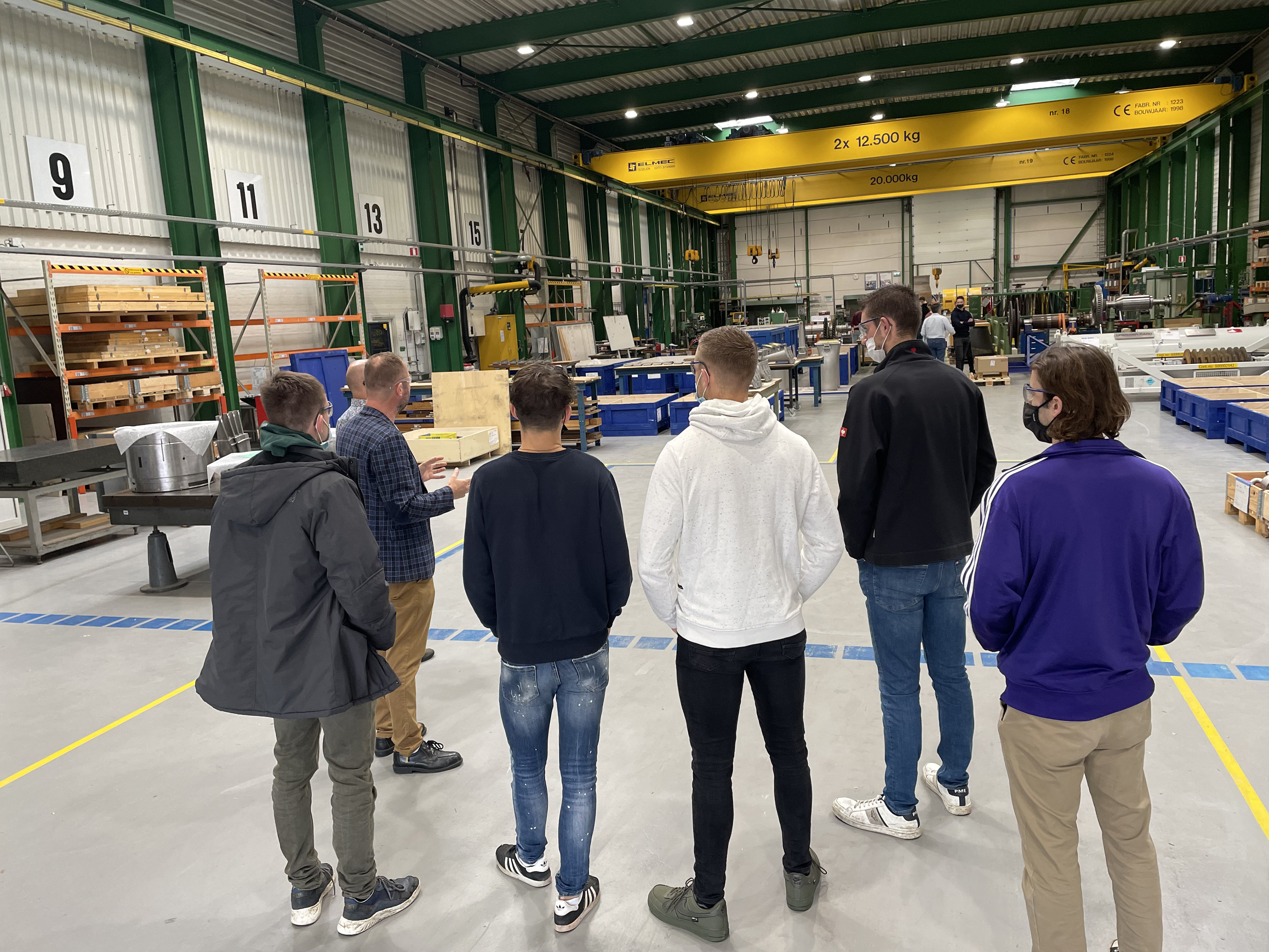 A tour of the workshop was given so the students had a good understanding of Sulzer’s operations