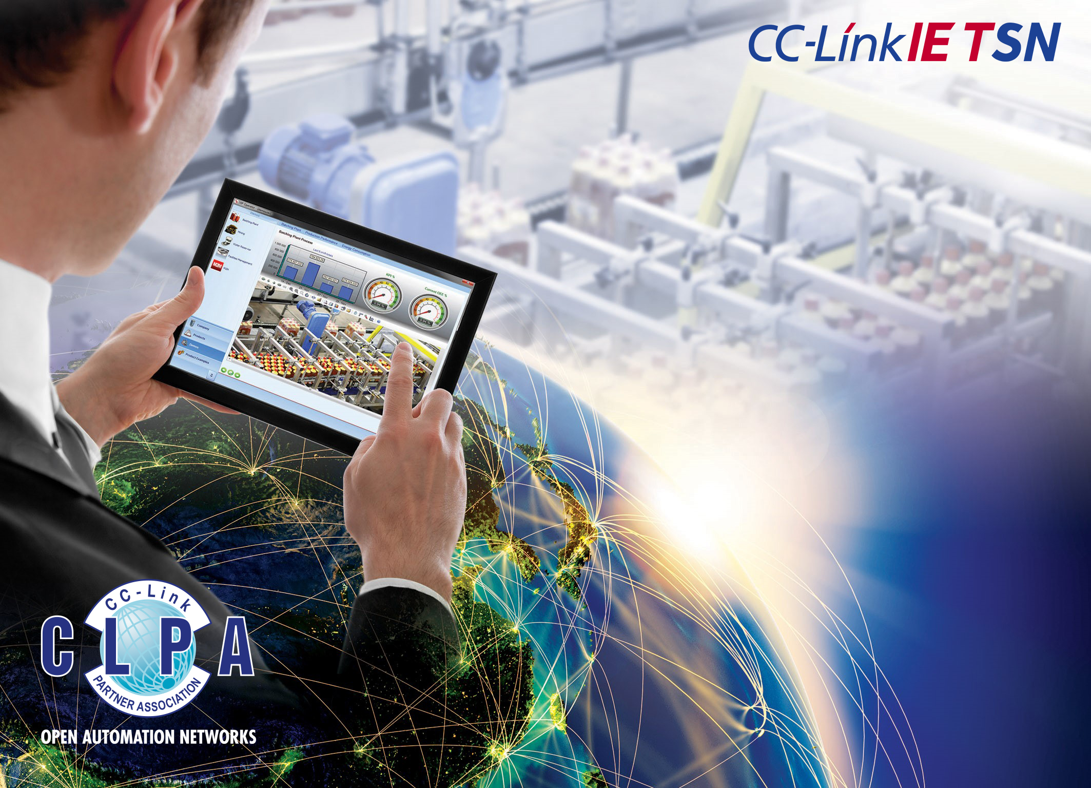 CC-Link IE TSN can support these 100Mbit devices in addition to 1Gbps equipment and is easily implemented on devices or master controllers by software alone, enabling compatibility to be added to existing products without any hardware modification.