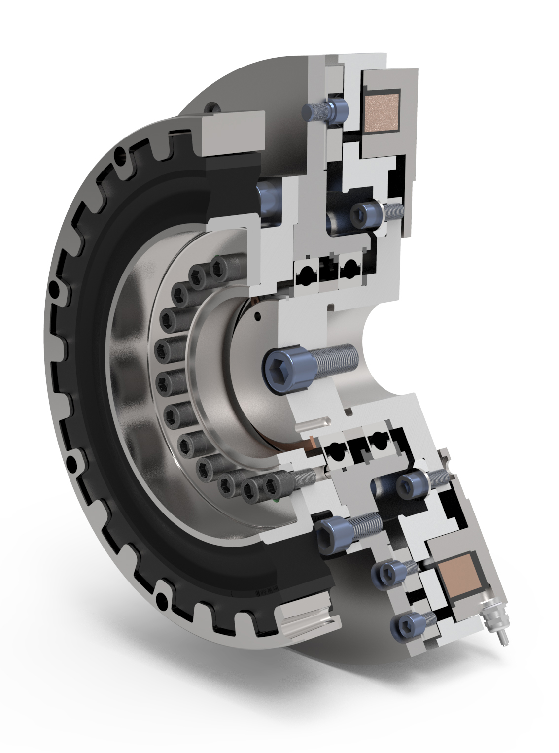 Stromag’s unique, modular 2in1 pre-engineered combinations feature an existing Stromag flexible coupling configured with an existing switchable clutch model for a compact, single-piece solution.