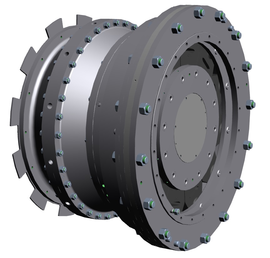 The 2in1 combination of a clutch with a flexible coupling is a key Stromag offering, one that allows gearbox manufacturers and shipbuilders to benefit from a fully integrated solution that saves space and ensures reliability.