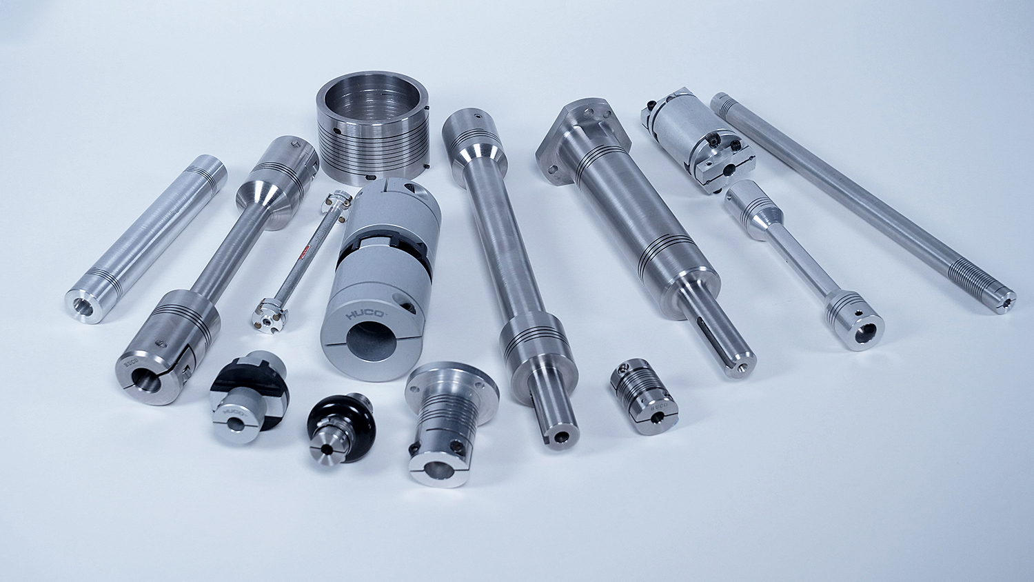 The Huco catalogue is made up of a series of different coupling styles, each one designed to accommodate varying degrees of misalignment and perform to different levels of precision.