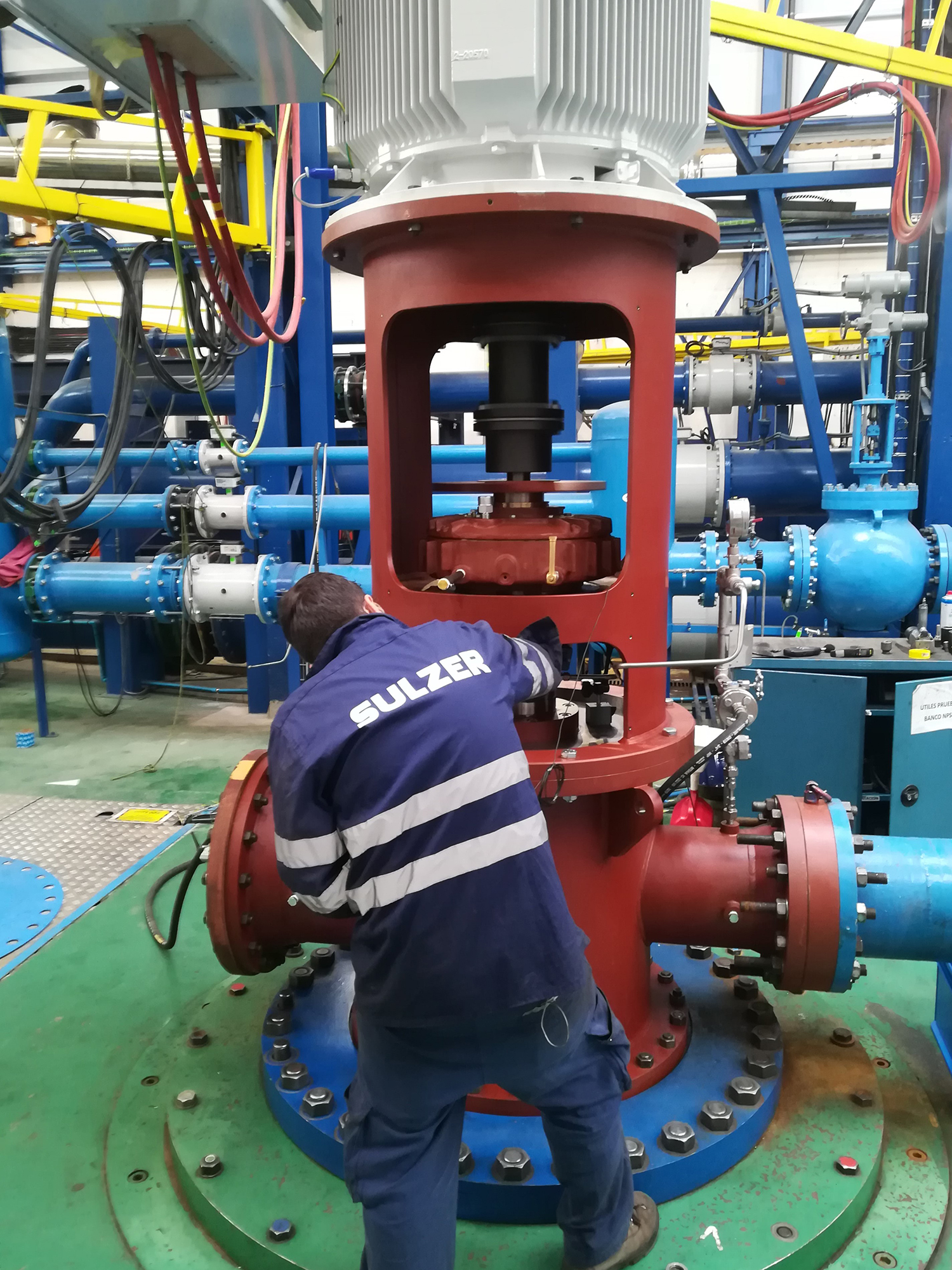 Every pump was comprehensively tested before being dispatched to the customer