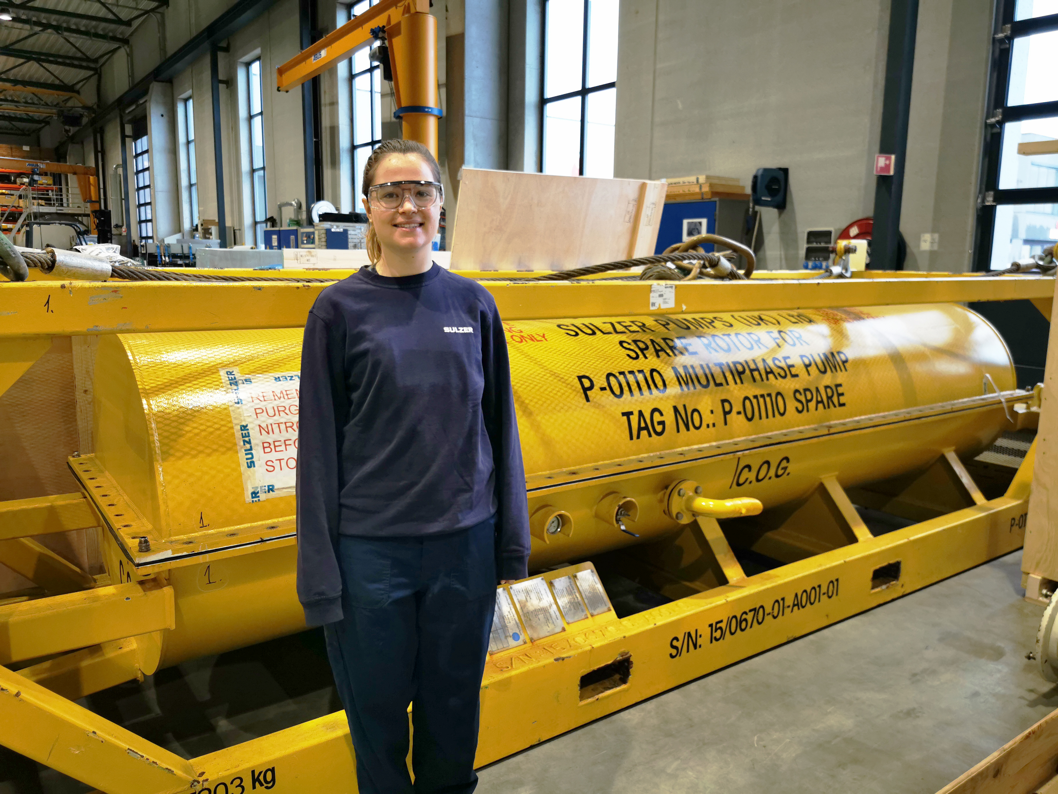 Celina Thuro, studying Mechanical Engineering at the DHBW University, began her journey at Sulzer Pumps in Bruchsal (Germany), and has moved to Norway to continue her experience