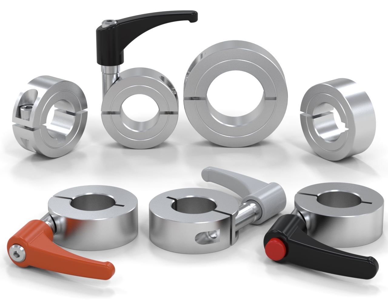 WDS Components has extended its existing line up of shaft collars by presenting a new range in aluminium.