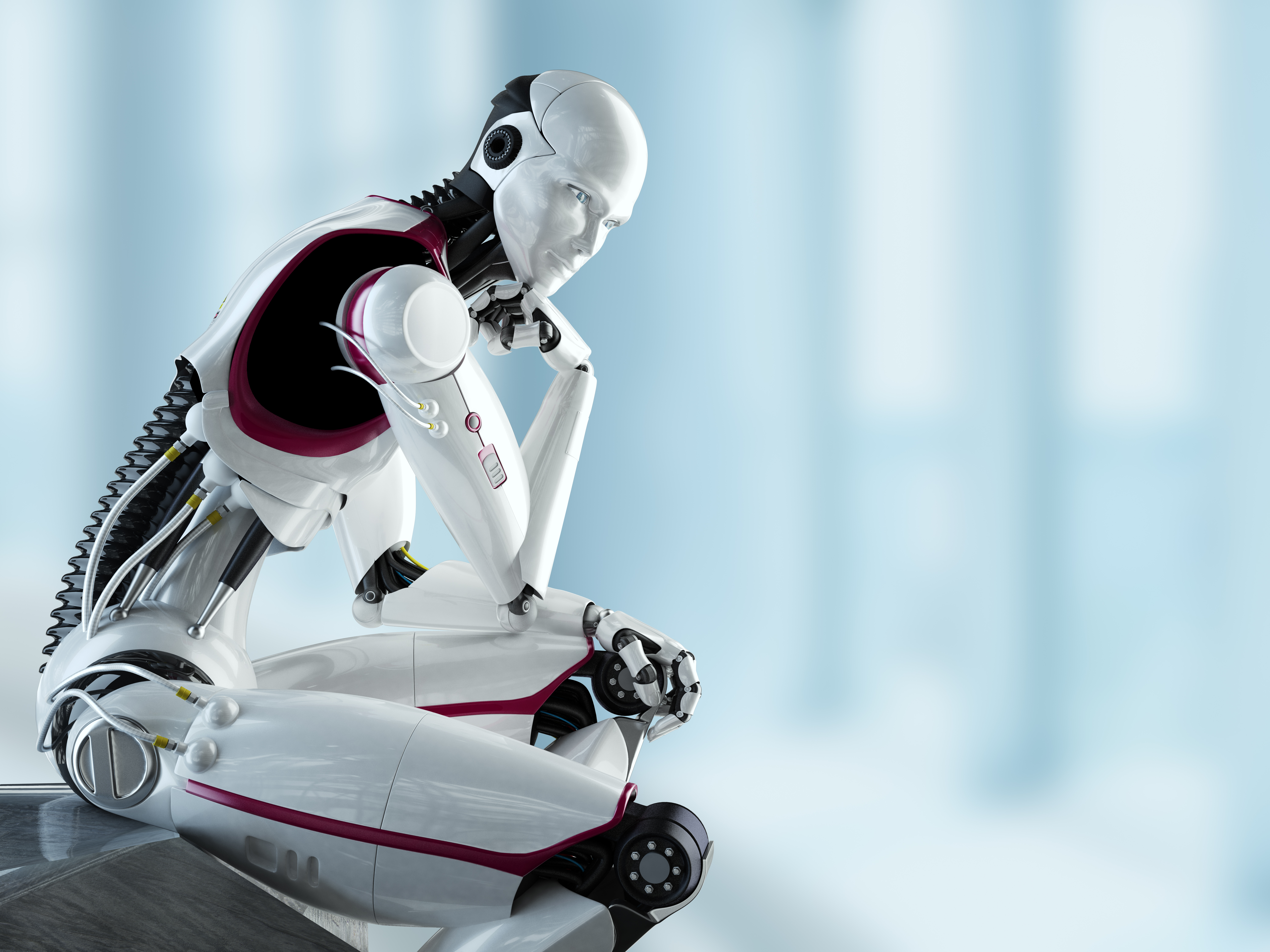 Les robots humanoïdes nécessitent plus de 20 axes moteurs pour reproduire les mouvements humains (Source : iStock_180737079)