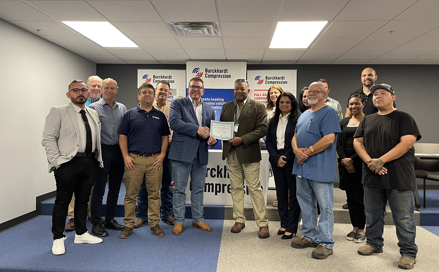 Burckhardt Compression (US) Inc. has received an exclusive Certificate of Apprenticeship from the U.S. Department of Labor to train and certify Laby® Compressor Technicians.