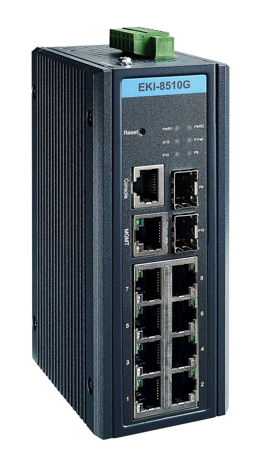 Die CLPA hat den neuesten CC Link IE TSN-kompatiblen Industrial-Ethernet-Switch EKI-8510G von Advantech zertifiziert. (Bildnachweis: ©Advantech)