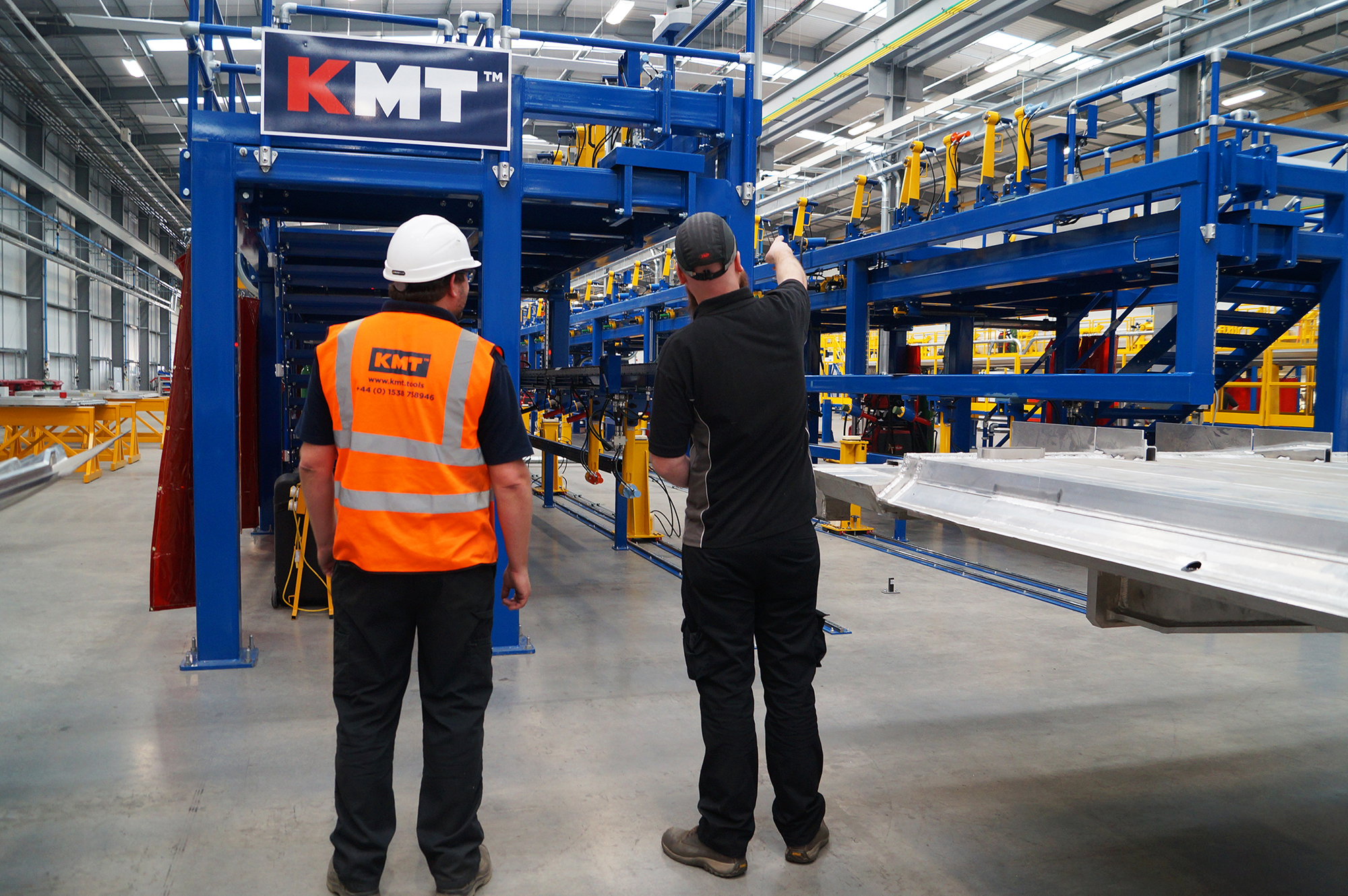 KMT provides on-site machine installation and maintenance.