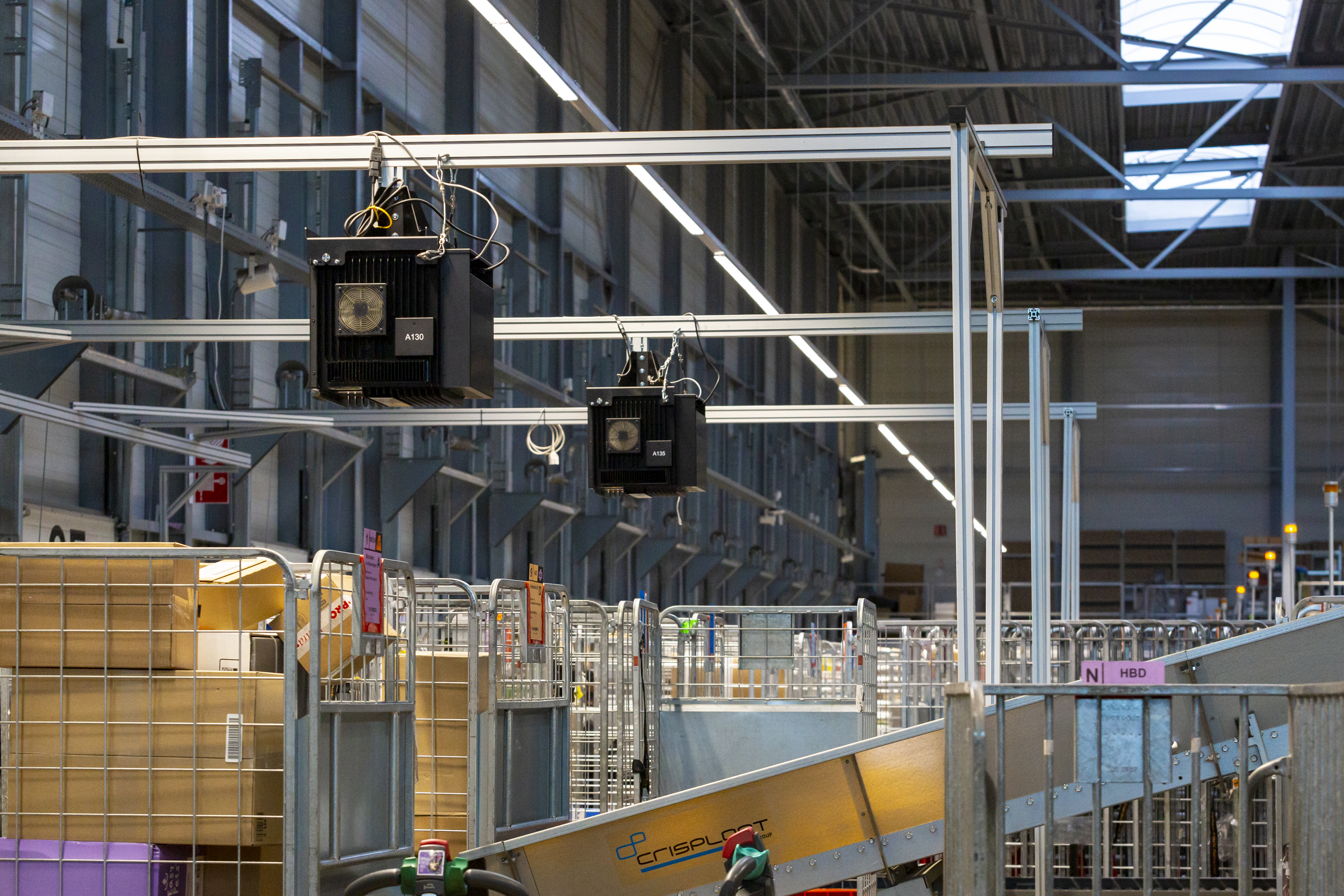 Prime Vision’s Flow Projectors enable faster and easier parcel sorting.
