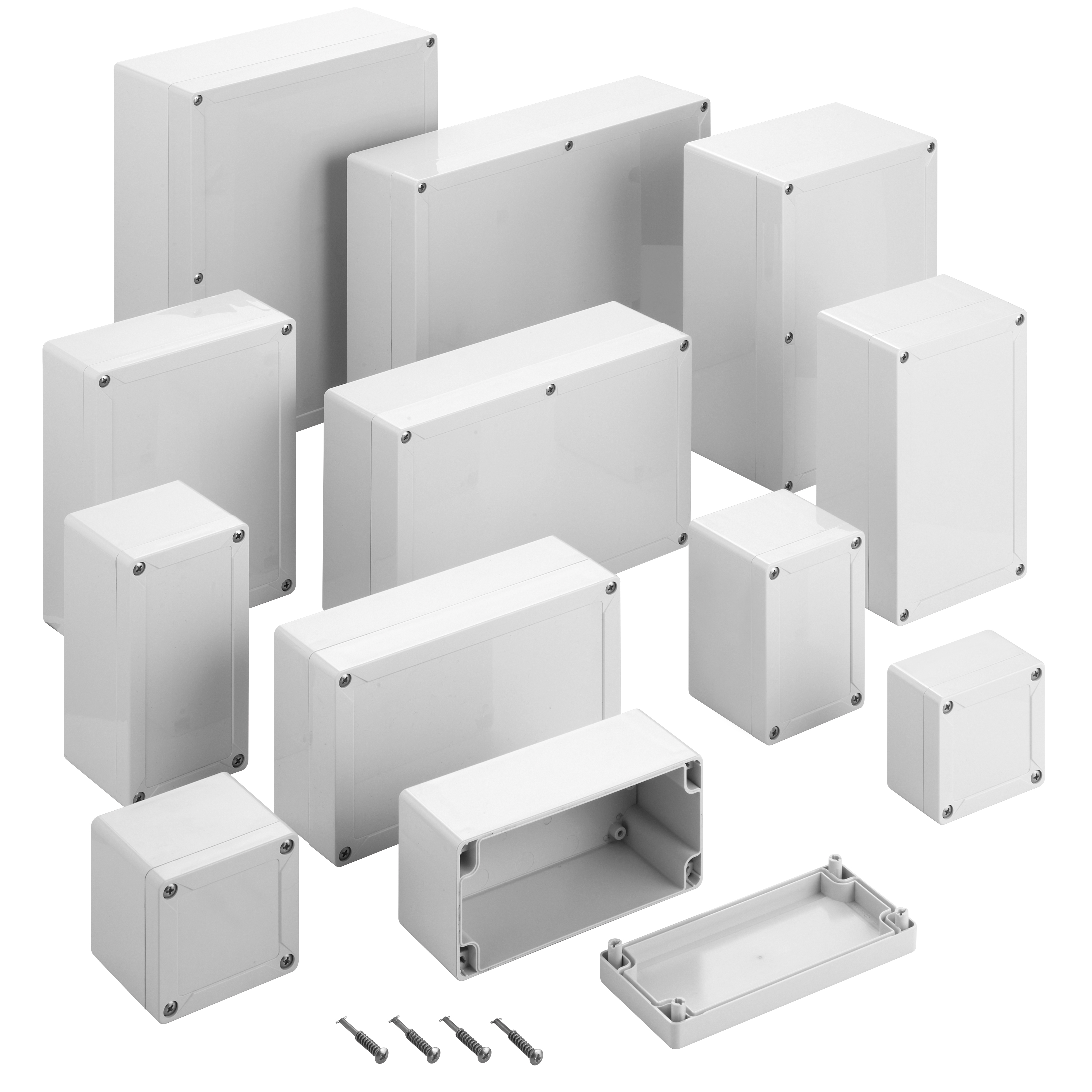 TG industrial empty housings are available in nine different versions.