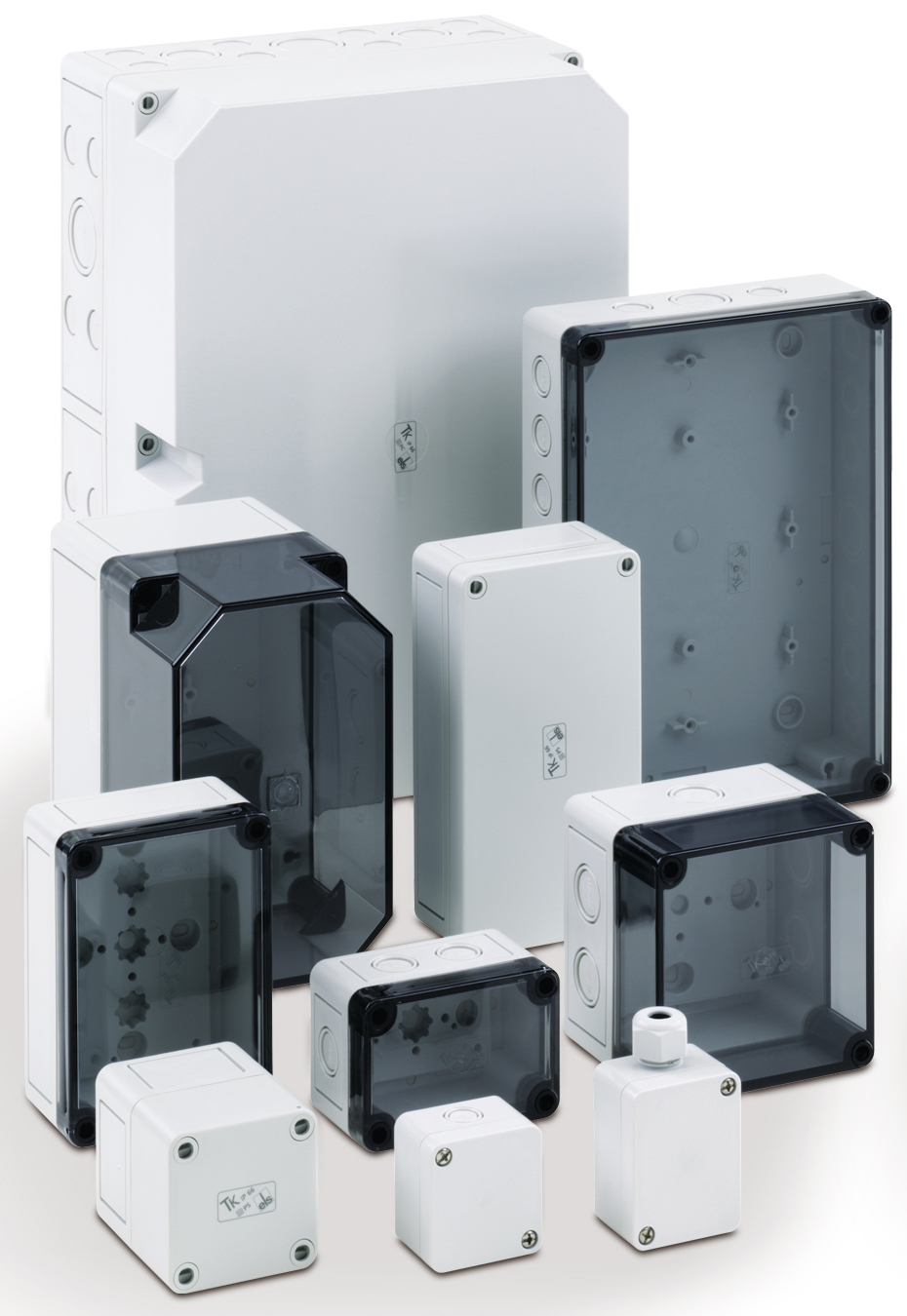 TK series includes a comprehensive selection of accessories, which can be used to outfit each enclosure exactly as you need.
