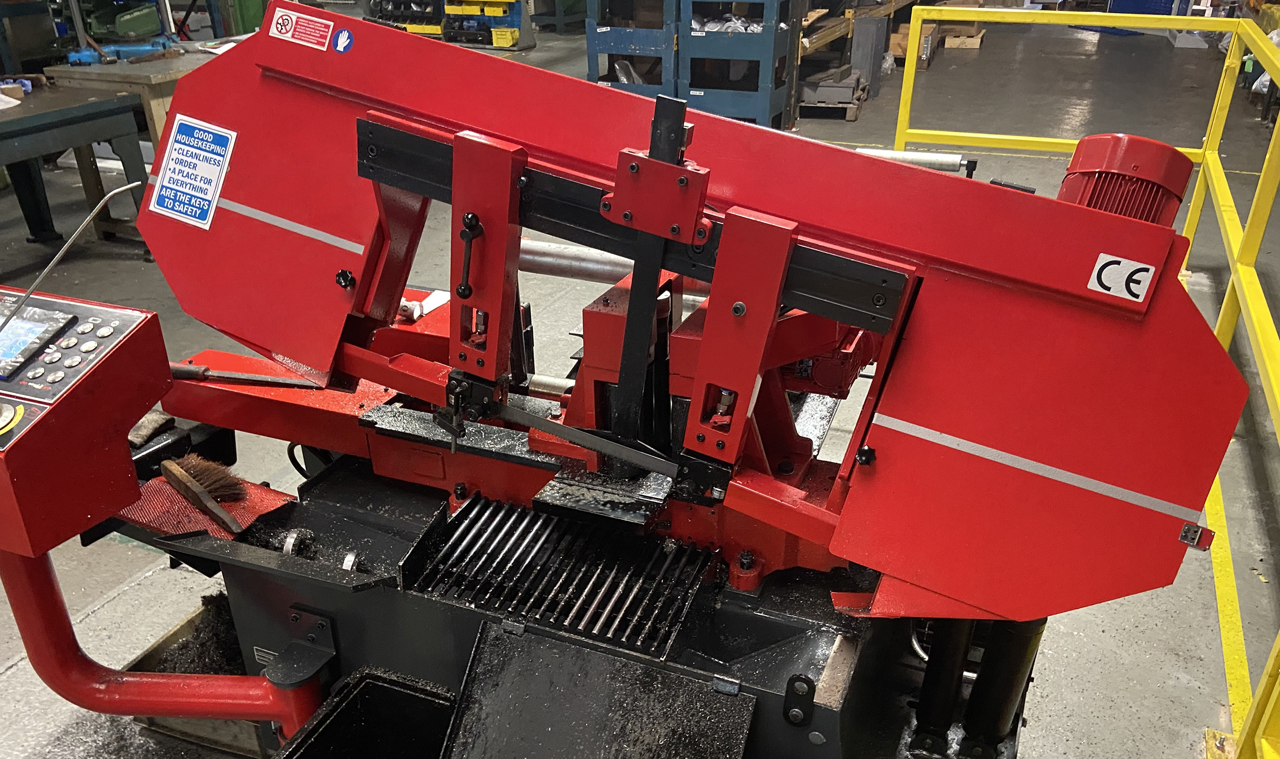 New band saw from WDS Components marks a significant improvement in its manufacturing processes.