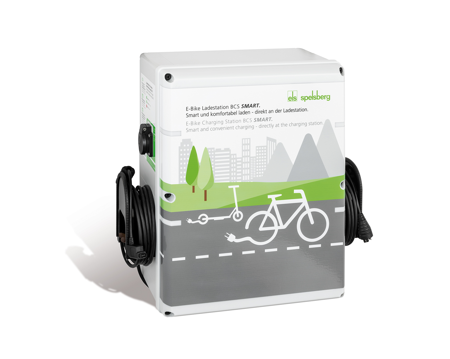 BCS Pure/Smart GB e-bike and e-scooter charging station.