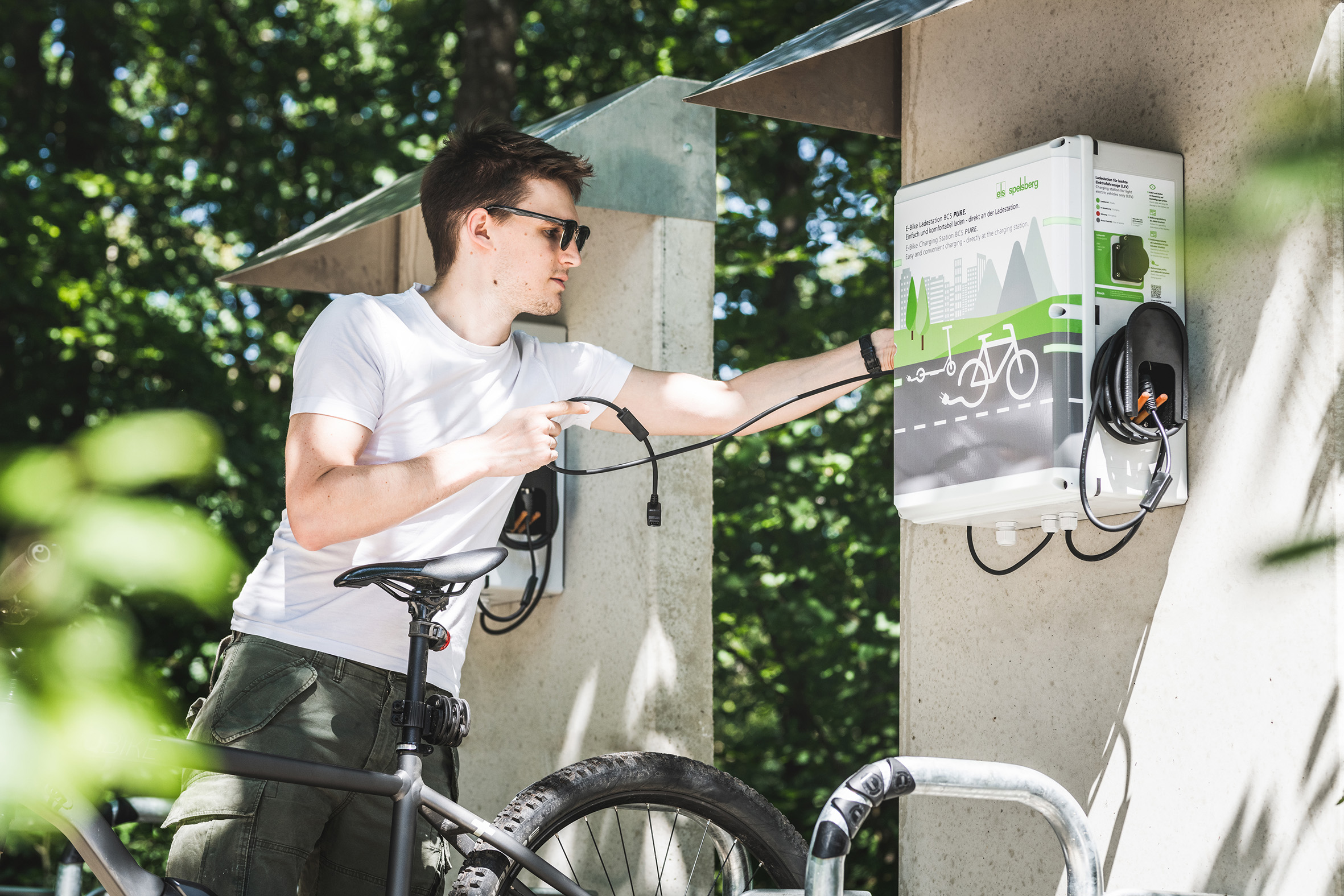 Spelsberg’s Bike Charging Station (BCS).