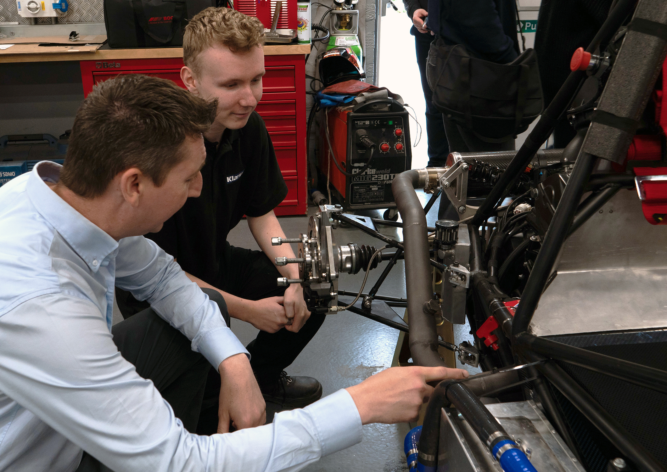 Klarius manufactured a bespoke exhaust system for the Staffordshire University Formula Student race team