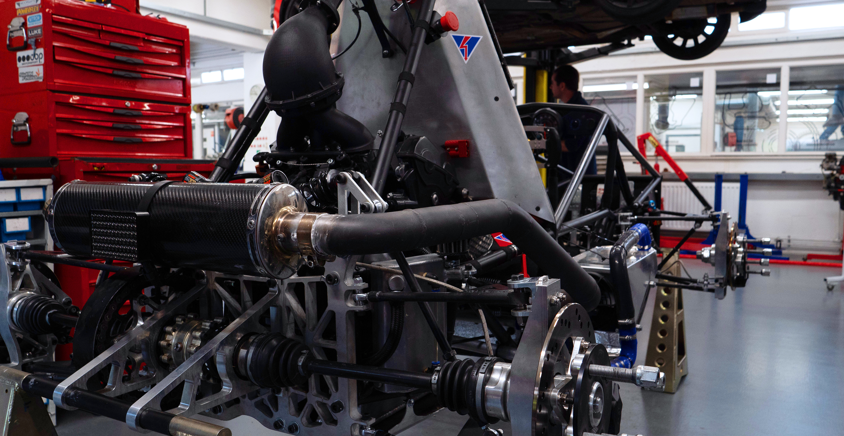Klarius Products provided a bespoke exhaust system the Formula Student team’s latest racing car