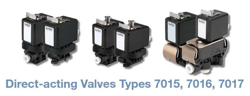 Bürkert has launched a new range of tool-free, easy to service valves for the control of liquids and steam.