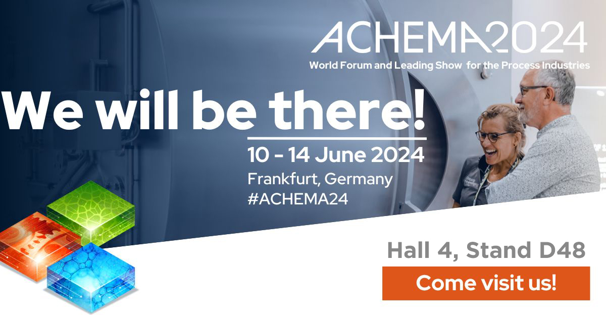 Sulzer will be exhibiting at ACHEMA 2024, held 10-14 June 2024. Visit us at Hall 4, Stand D48.