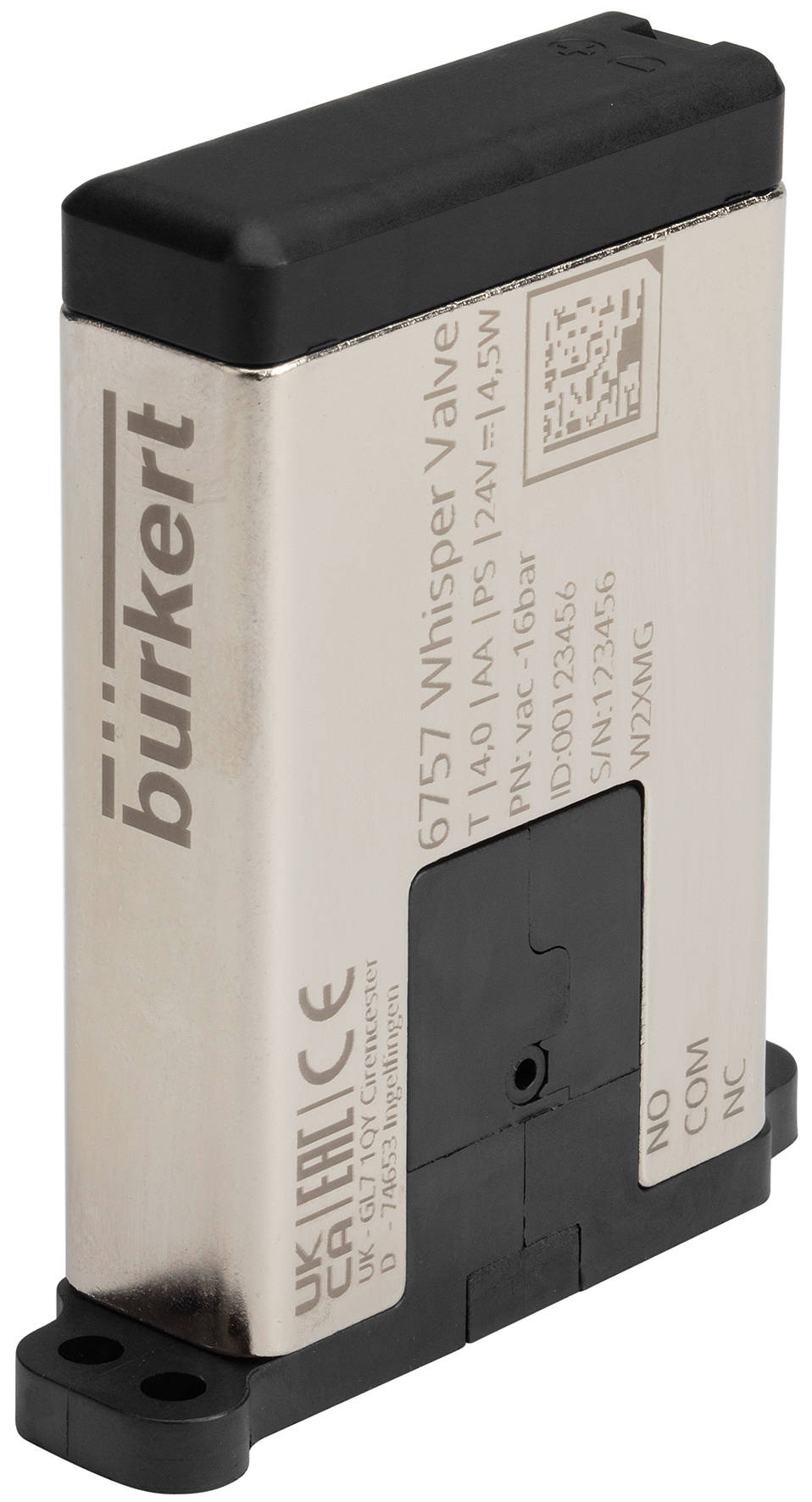 ValveInsight capabilities are included in Burkert's Whisper Valve technology.
