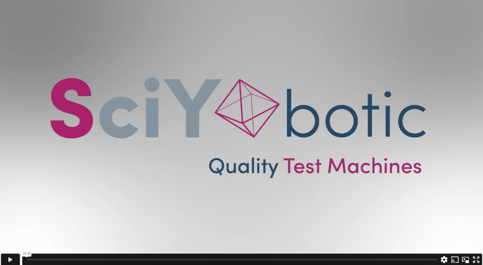 SciYbotic TT range of Quality Test Machines